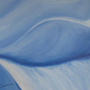 dipinto bocca – arte contemporaneaabout it_blue_white_smile_art_athenea sosa